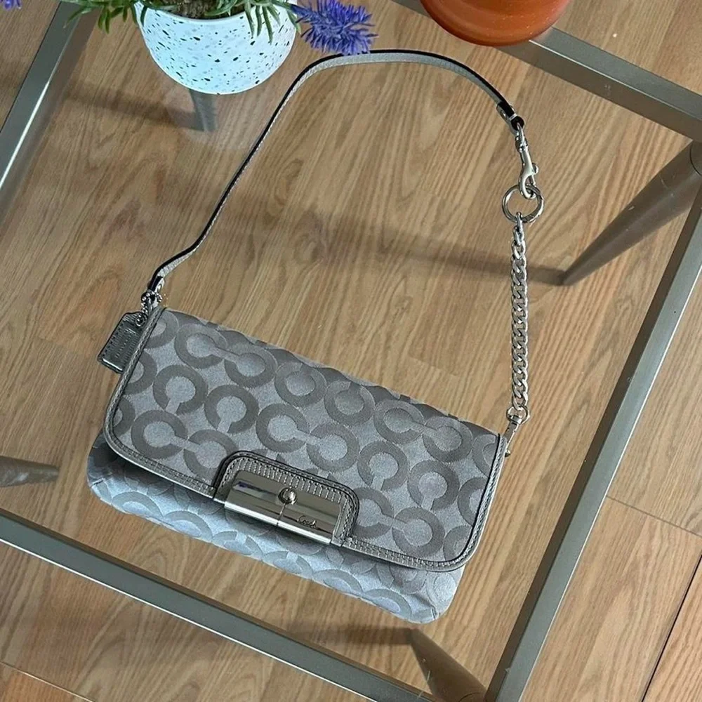 Coach Vintage Jacquard Mini Bag in Gray